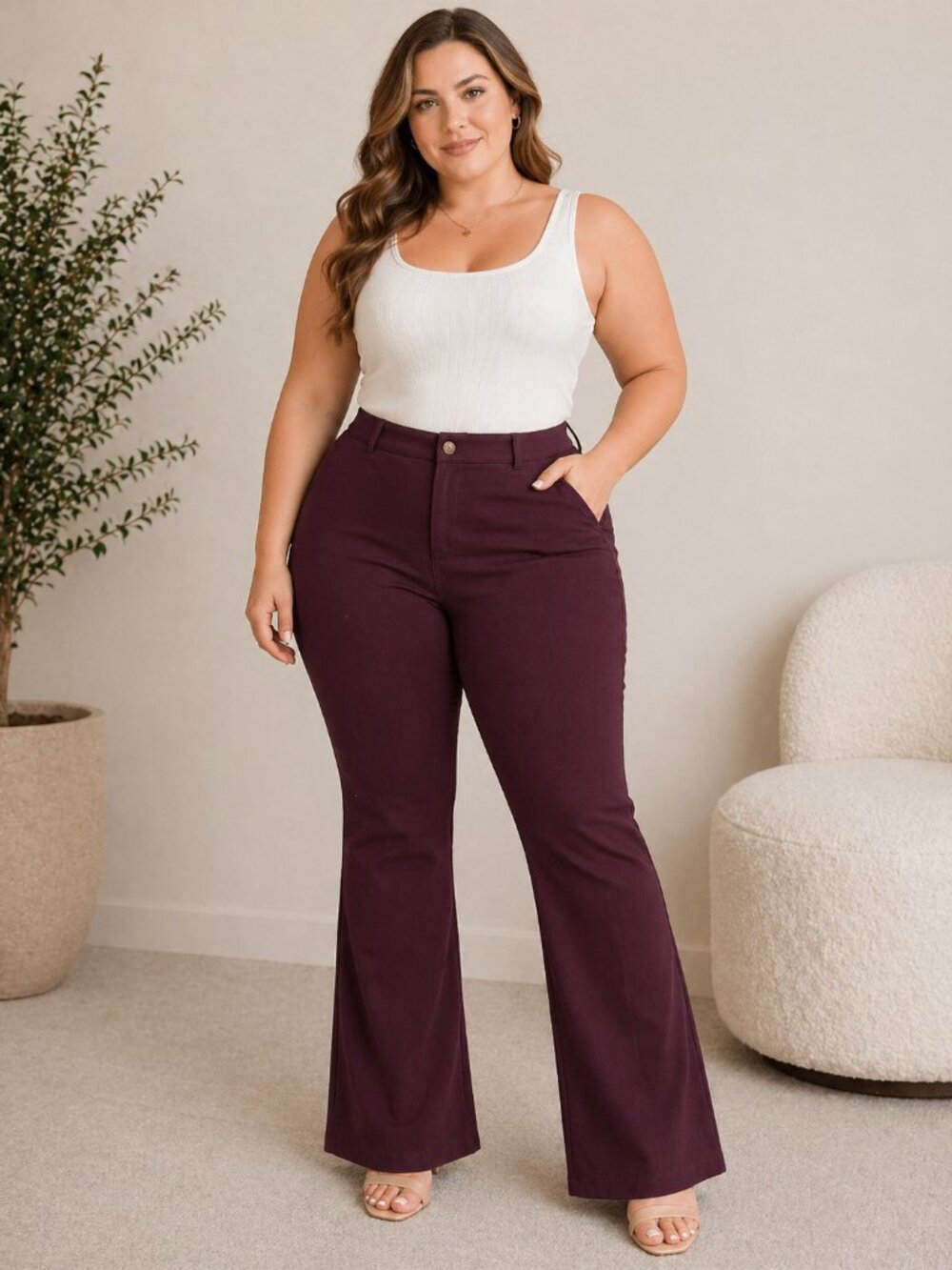 Cato Midrise Flare Size 16W - New With Tags